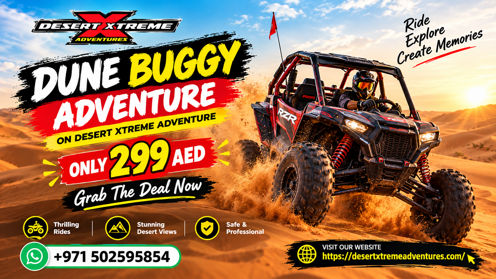 Best Dune Buggy Ride in Dubai Desert 2026 | Book Now